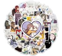 SXYNIO Kamisama Love Autocollants Kamisama Kiss Personnages Momozono Nanami Tomoe Figurine 50pcs PVC Imperméables pour Téléphone, Bagages, Skateboard, Vélo, Vinyle, Garçons, Filles