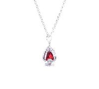 SXYNIO Magi Madoka Magica Collier Mignon Kaname Madoka Akemi Homura Cosplay Bijoux Soul Gem Pendentif Collier Pour Les Fans (D)