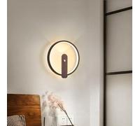 SXYSXYSXY Applique Murale Moderne Minimaliste avec Interrupteur LED Lampe Murale 3000K Lumière Chaude Métal Acrylique 25cm pour Chambre