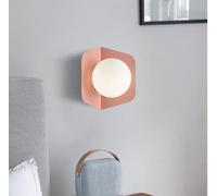 SXYSXYSXY Créatif sphère de verre à l'intérieur Appliques murales Moderne Nordique Applique E27 lampe de chevet décoration Enfants chambre à coucher Le salon Applique murale,Rose