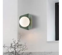 SXYSXYSXY Créatif sphère de verre à l'intérieur Appliques murales Moderne Nordique Applique E27 lampe de chevet décoration Enfants chambre à coucher Le salon Applique murale,Vert