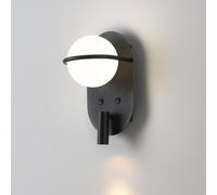 SXYSXYSXY Lampe de chevet Avec interrupteur 5W+3W LED Lampe de lecture Moderne Tournant métal Lampes murales Spot mural Chambre à coucher Bureau Hôtels Salle à manger Le salon,Noir