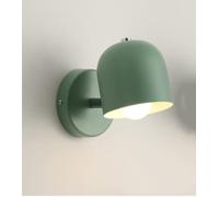 SXYSXYSXY Moderne métal Applique À l'intérieur coloré art Déco Ajustable Éclairage mural Lampe de chevet chambre à coucher Le salon grenier Étudier escaliers E27 13 * 15 cm,Vert