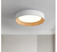 SXYSXYSXY Plafonnier LED pour chambre à coucher Moderne, intensité variable 45 cm de bois Avec télécommande Plafonnier 3000-6500 K Salon Chambre d'enfant Couloir Cuisine,A