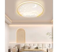 SXYSXYSXY Plafonnier LED pour enfants, dimmable avec télécommande, 50 cm, style minimaliste moderne, 3000-6500K, pour salon, chambre, couloir, cuisine,D'or