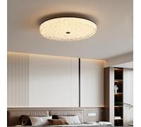 SXYSXYSXY Plafonnier moderne pour chambre à coucher 50 cm Design créatif Acrylique LED à intensité variable Minimalisme Plafonnier Noir 3000-6500 K Pour salon Couloir Cuisine