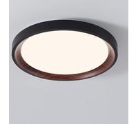 SXYSXYSXY Plafonnier vintage à LED à intensité variable avec télécommande 50 cm Minimalisme Moderne Chambre à coucher 3000-6500K Pour salon Chambre d'enfant Couloir,Noir