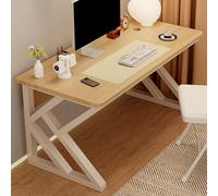 SXZenSpace Bureau d'ordinateur de Style campagnard, Bureau de Direction Robuste avec Gestion des câbles, Poste de Travail pour écrivains et Artisans, idéal pour Un Bureau à Domicile, Un balco