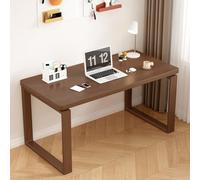 SXZenSpace Bureau d'ordinateur pour Bureau à Domicile, Bureau d'écriture Moderne et Simple, Table d'étude et de Lecture, Bureau en Bois de Style Rustique (47 po L x 29,5 po H x 24 po P, C)