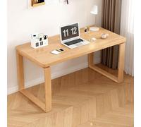 SXZenSpace Bureau d'ordinateur pour Bureau à Domicile, Bureau d'écriture Moderne et Simple, Table d'étude et de Lecture, Bureau en Bois de Style Rustique (47 po L x 29,5 po H x 24 po P, A)