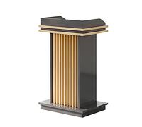 SXZenSpace Pupitre avec accoudoirs latéraux, Large Table et Garde-Corps, Conception du Sol au Plafond pour conférences et Cours magistraux - Gris, Stable