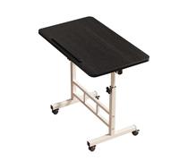 SXZenSpace Table à Dessin réglable en Bois Noir avec Inclinaison - Table de Bricolage à roulettes pour l'art, Le Travail sur Ordinateur, Les Loisirs et la Lecture 80x40 cm, idéale pour Les AR