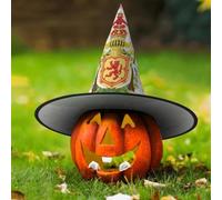SXZVVBN Chapeaux de sorcière pliables pour Halloween avec emblème national | 1 x accessoire de déguisement en tissu Oxford pour adultes. Accessoire léger idéal pour un carnaval ou un événement masqué