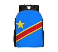 SXZVVBN Drapeau du Congo Sac à dos léger 600D résistant à l'eau pour homme et femme