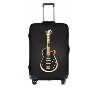 sxzvvbn Housse de protection élastique double face pour valise de guitare noire pour voyage d'affaires 45,7 à 81,3 cm, blanc, XL