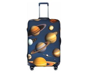 sxzvvbn Housse de protection élastique double face pour valise Motif planètes du système solaire 45,7 à 81,3 cm, blanc, S