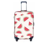 sxzvvbn Housse de protection élastique double face pour valises Rose pastèque 45,7 à 81,3 cm, blanc, S