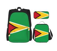 SXZVVBN Sac à dos d'école drapeau de la Guyane
