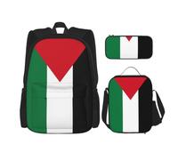 SXZVVBN Sac à dos d'école drapeau de l'État de Palestine