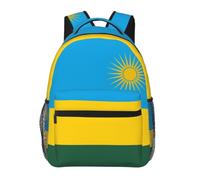SXZVVBN Sac à dos pour ordinateur portable Motif drapeau du Rwanda