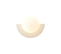 SYALEO Lampe Applique Murale Moderne Demi-Lune luminaire Mural 7W 3000K température de Couleur Ronde Style Nordique Lampe Murale TV Fond éclairage intérieur Couloir