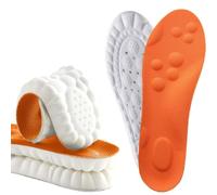 Syalz Semelle X Enfant, Semelles Orthopediques Massantes Confort Amorti Four Femme Homme (Orange, 37-38)