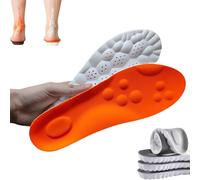 Syalz Semelle X, Unisexe, Semelles Orthopédiques 4d Extra Souples Pour Enfants Et Adolescents (Orange,39-40)