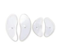Syangkaitian Coussinets de rechange pour unité, coussinets d'unité TENS réutilisables sans latex pour massage du visage, coussinets d'électrodes d'unité TENS, patchs de massage TENS auto-adhésifs réut