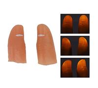 SyangKaitian Lampes à LED pour Les Doigts, lumières Magiques pour Les Pouces Faux Doigt Lumière LED Clignotante pour Les Pouces Lumières à LED Magic Trick Finger, 5 Paires de Doigts pour Adultes