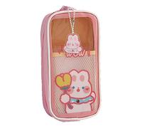 SyangKaitian Trousse à crayons Kawaii, jolie trousse à crayons esthétique pour filles, pochette à crayons grande capacité, sac durable, trousse à crayons Kawaii portable mignonne trousse à crayons pou