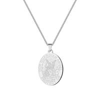 SYAVR Ange gardien en acier inoxydable me protège, pendentif collier bijoux