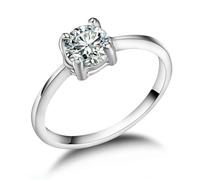 SYAVR Bague minimaliste huit cœurs et huit flèches paire de diamants, bague de fiançailles de couple en zircon à la mode, bague de mariage et de confession