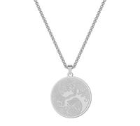 SYAVR Bijoux pendentif en acier inoxydable Viking Teda Hill Bijoux décoratifs à motif de cerveau