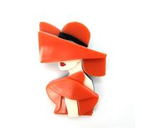 SYAVR Broche Acrylique pour Femmes créatives, à la Mode, Modernes pour Femmes, Accessoires vestimentaires