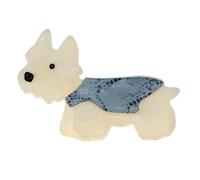 SYAVR Broche Schnauzer Chiot en Acrylique, Broche Petit Animal à la Mode et Polyvalente, Fleur de Coffre de Planche, Accessoires de vêtements pour Femmes