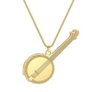 SYAVR Collier Homme Acier Inoxydable Pipa Rétro Créatif Unique Personnalité Tempérament Accessoire Pendentif Femme