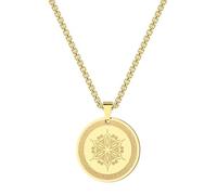 SYAVR Collier pendentif en acier inoxydable Aphrodite symbolise l’amour et la beauté Mythologie grecque Bijoux
