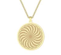 SYAVR Collier pendentif en acier inoxydable illusion hypnose bijoux