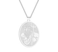 SYAVR Collier pendentif homme de mer en acier inoxydable à la mode Grec ancien Dieu Bijoux Poséidon Bijoux