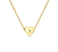 SYAVR Pendentif d’amour polyvalent en acier inoxydable 26 lettre anglaise en acier titane cadenas collier