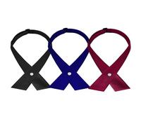 SYAYA Cravate papillon pour hommes et femmes, cravate en croix réglable pour uniformes d'écoliers et garçons ou T-shirts de chorale et serveuses, One Size