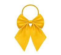 SYAYA MT1 Nœud papillon classique pré-noué pour homme et garçon Taille L, Jaune/doré, taille unique