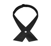 SYAYA Nœud papillon croisé pour femme ou homme, nœud papillon croisé pour filles Uniforme & Lolita ou Cosplay Accessoire T-shirt W-B-T2, Noir, Taille unique