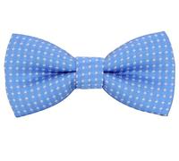 SYAYA Nœud papillon pré-noué pour enfant ou enfant de 4 à 12 ans - Nœud papillon réglable à pois pour les tout-petits ou les petits garçons - B-B-BT5, Nœud papillon bleu foncé, taille unique