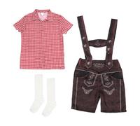 syayw Costume traditionnel de fête de la bière pour enfants | Costume de fête d'Halloween | Vêtements de fête pour déménagements, maternelle, fêtes de famille, fêtes d'enfants
