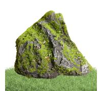 syayw Fake Rock - Foam Realistic Moss Landscape Stone 10.63in Decor