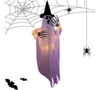 syayw Fantôme d'halloween Décoration à Suspendre avec lumières LED