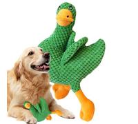 syayw Interactifs pour Chien | Peluche Interactive Canard | pour Chiens Mâchouilleurs Agressifs,Chiot Race Petite Moyenne Grande Maison Voyage Quotidien