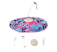 syayw Jouet Automatique pour Chat - Accessoires pour Animaux Interactifs Et Mobiles avec,Jouets De Poursuite Automatique pour Animaux,pour Races Petites Et Moyennes Intérieur Extérieur Maison Chambre