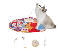 syayw Jouet Automatique pour Chat | Jeu Interactif Mobile - Jouets De Poursuite Automatique pour Animaux | pour Races Petites Et Moyennes Intérieur Extérieur Maison Chambre Voyage Parc Balcon Jardin